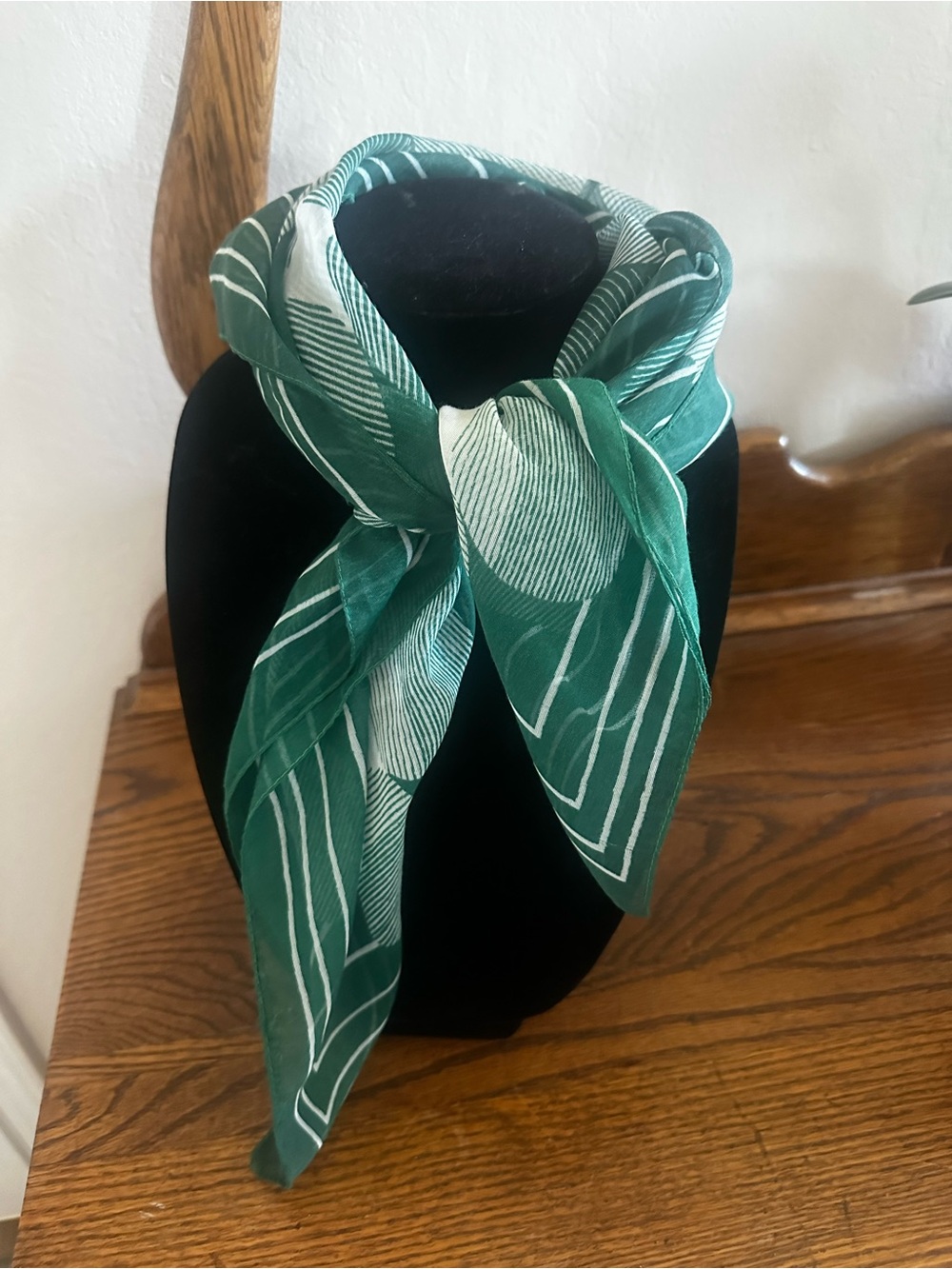 70s Geometric Design neck/Head Scarf